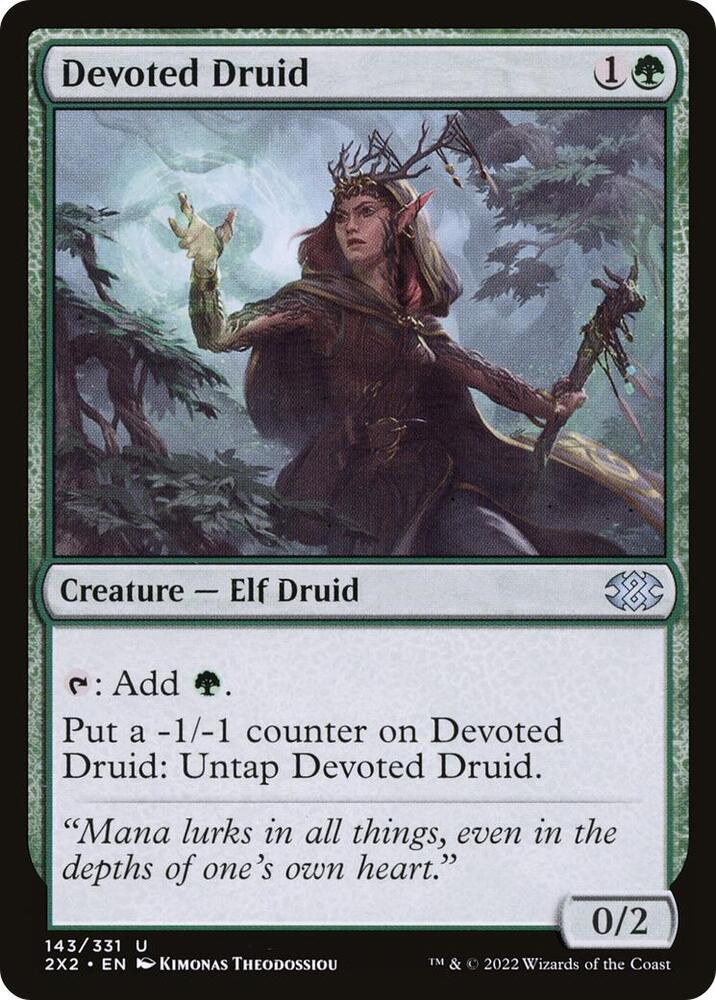 Devoted Druid [Double Masters 2022] 143