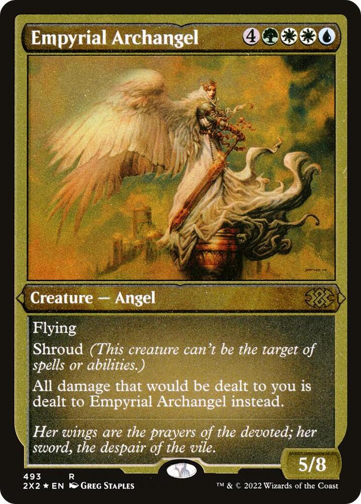 Empyrial Archangel (Foil Etched) [Double Masters 2022] 493