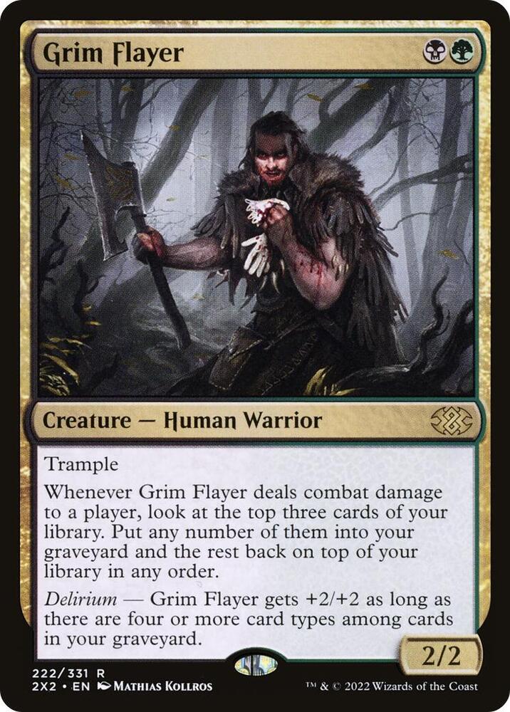 Grim Flayer [Double Masters 2022] 222