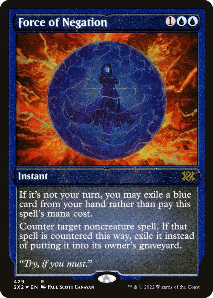 Force of Negation (Foil Etched) [Double Masters 2022] 429