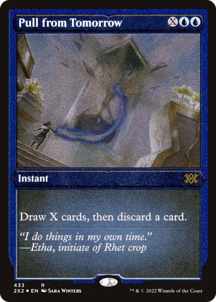 Pull from Tomorrow (Foil Etched) [Double Masters 2022] 433
