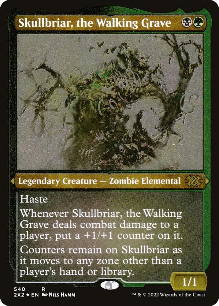 Skullbriar, the Walking Grave (Foil Etched) [Double Masters 2022] 540