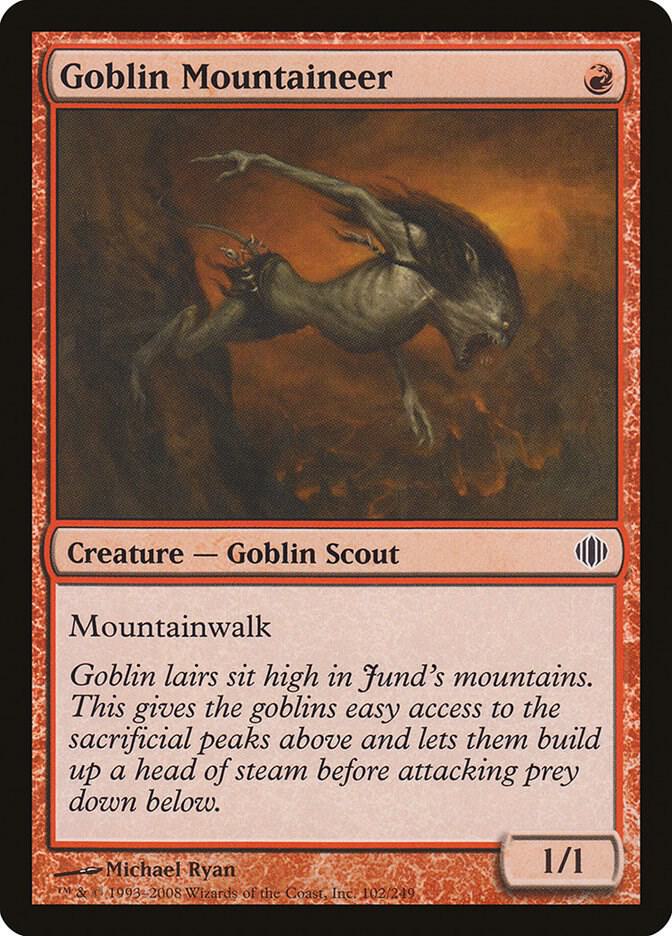 Goblin Mountaineer [Shards of Alara] 102