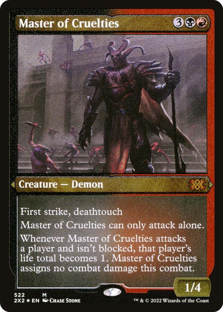 Master of Cruelties (Foil Etched) [Double Masters 2022] 522