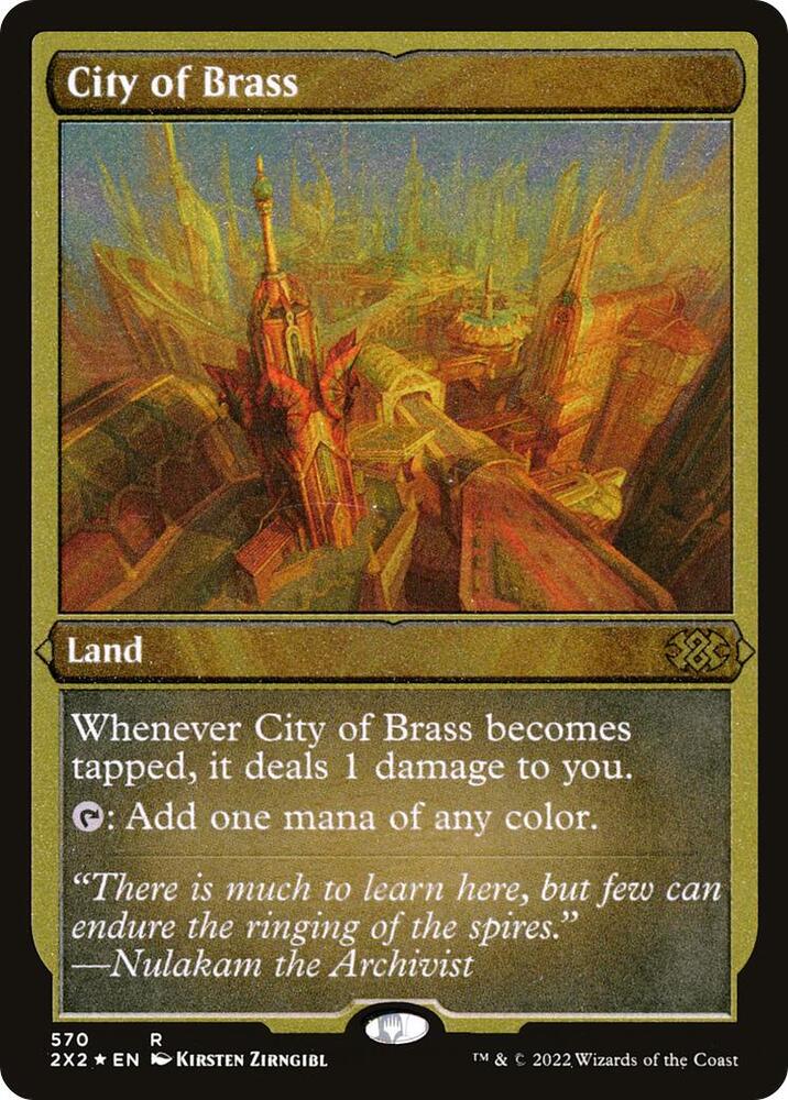 City of Brass (Foil Etched) [Double Masters 2022] 570