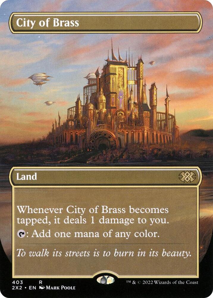 City of Brass (Borderless) [Double Masters 2022] 403