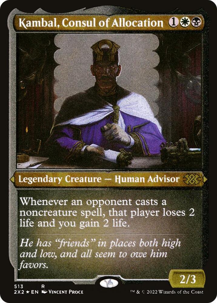 Kambal, Consul of Allocation (Foil Etched) [Double Masters 2022] 513
