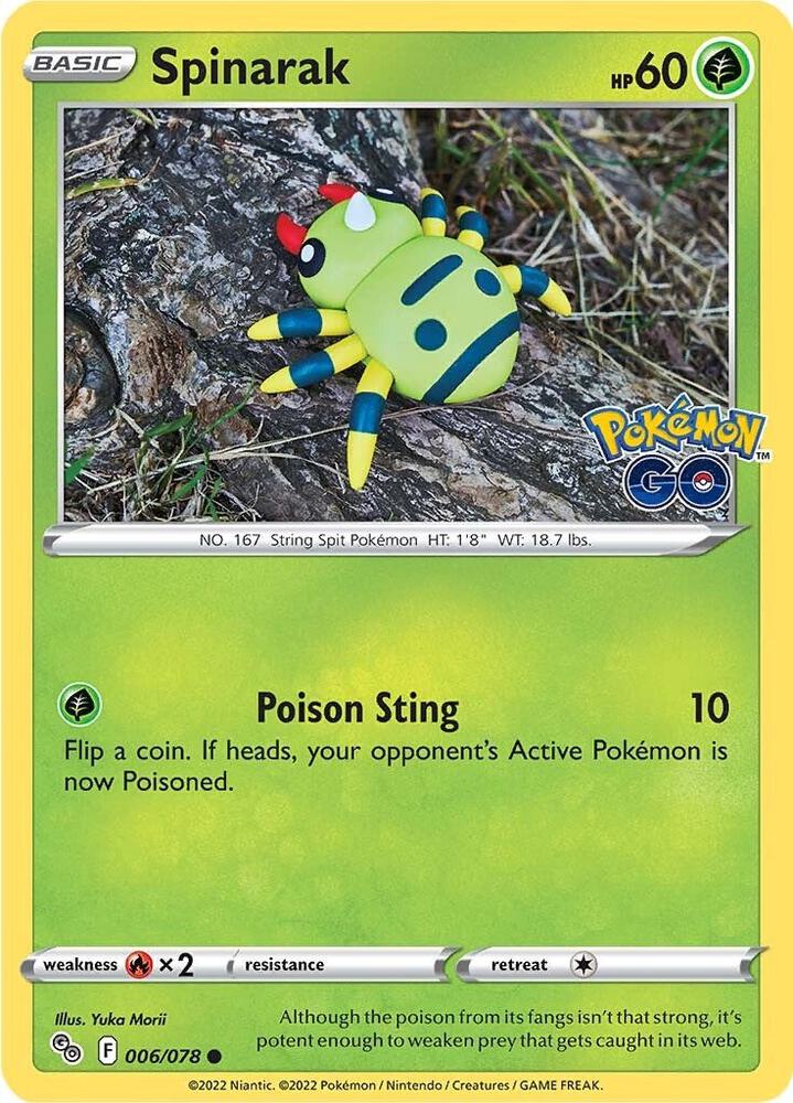 Spinarak [Pokemon GO] 006/078