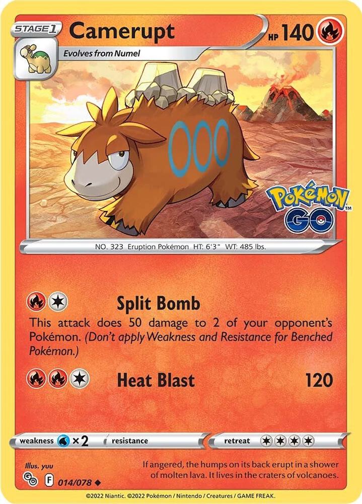 Camerupt [Pokemon GO] 014/078