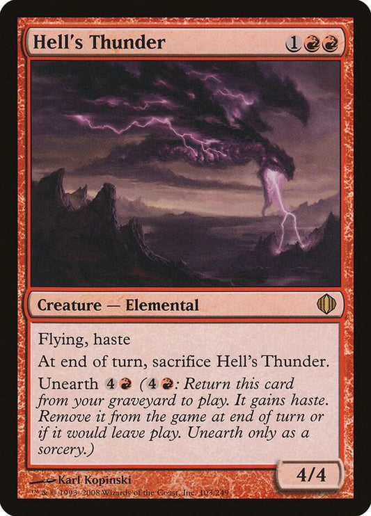 Hell's Thunder [Shards of Alara] 103
