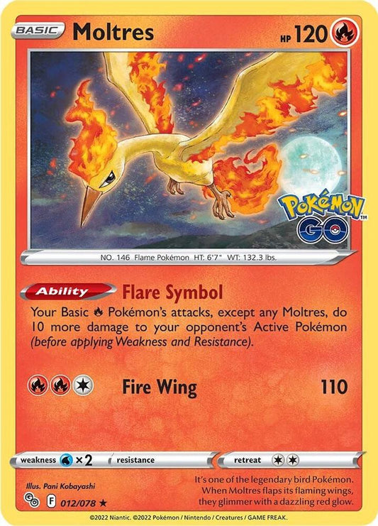 Moltres [Pokemon GO] 012/078