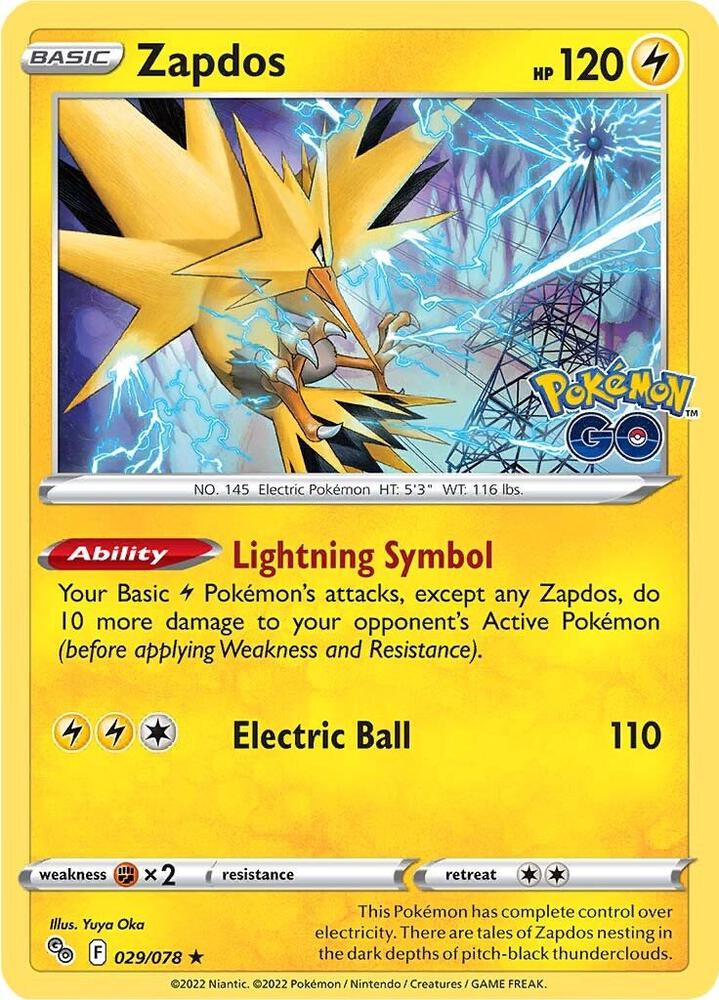 Zapdos [Pokemon GO] 029/078