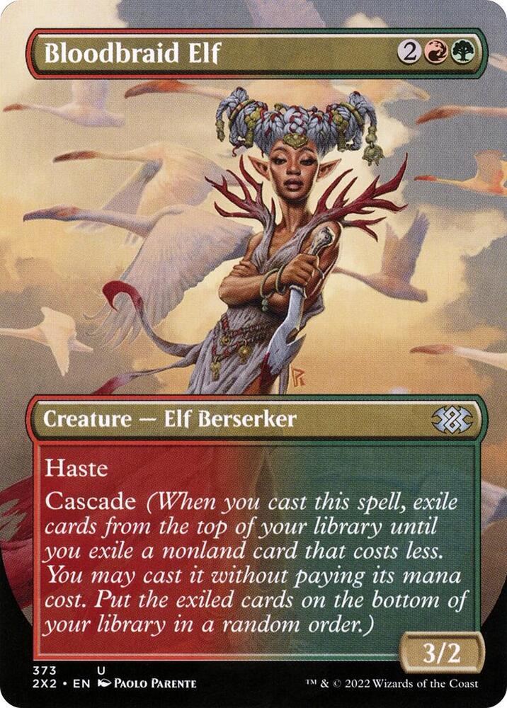 Bloodbraid Elf (Borderless) [Double Masters 2022] 373