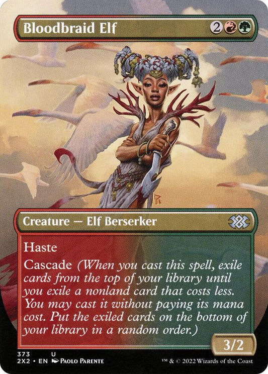Bloodbraid Elf (Borderless) [Double Masters 2022] 373