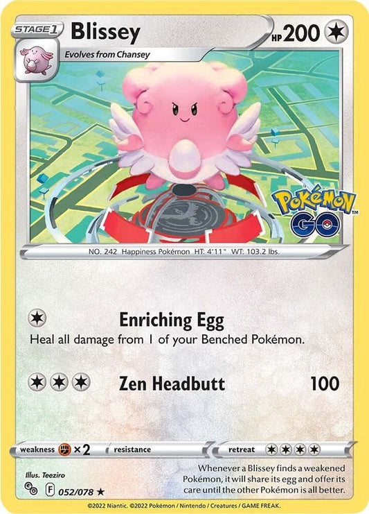 Blissey [Pokemon GO] 052/078