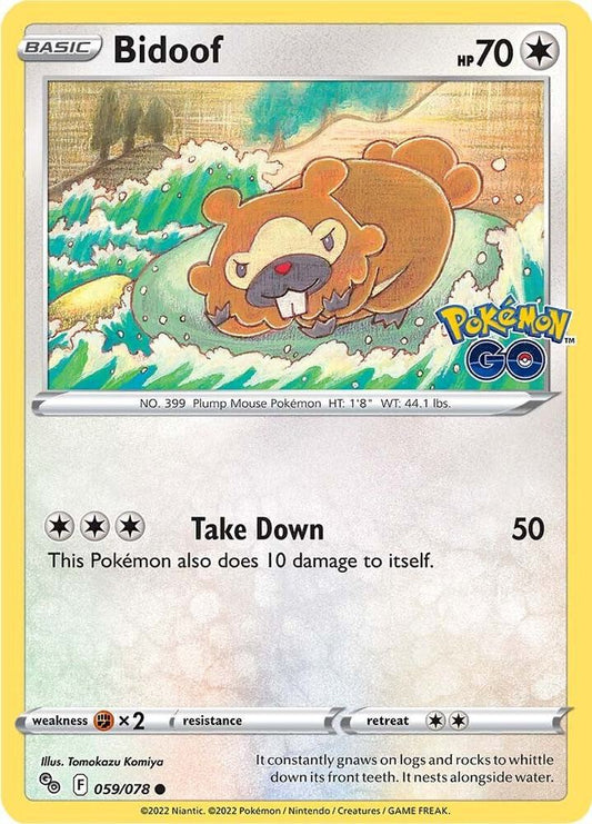 Bidoof [Pokemon GO] 059/078