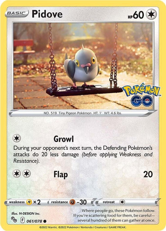 Pidove [Pokemon GO] 061/078