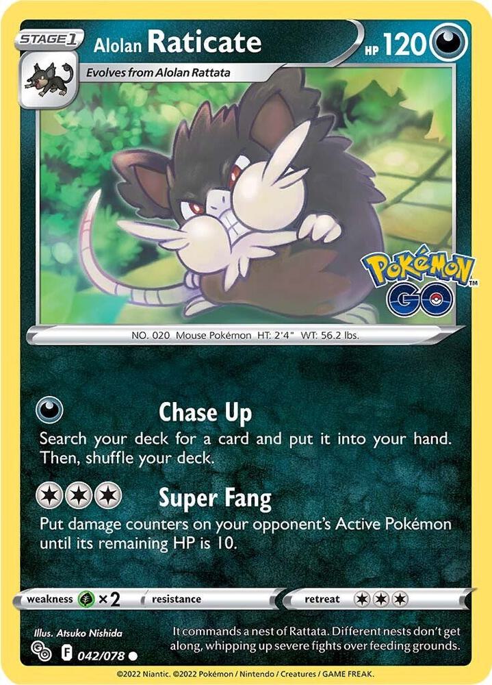 Alolan Raticate [Pokemon GO] 042/078