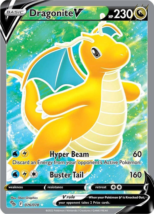 Dragonite V (Full Art) [Pokemon GO] 076/078