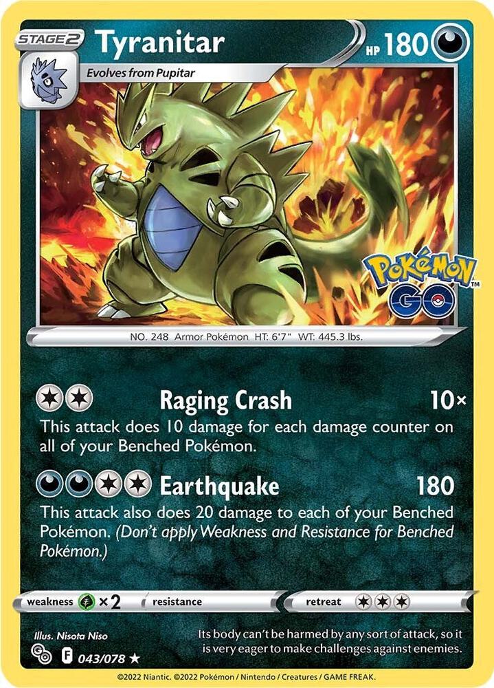 Tyranitar [Pokemon GO] 043/078