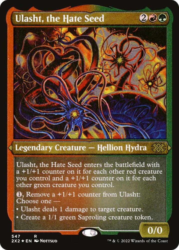 Ulasht, the Hate Seed (Foil Etched) [Double Masters 2022] 547