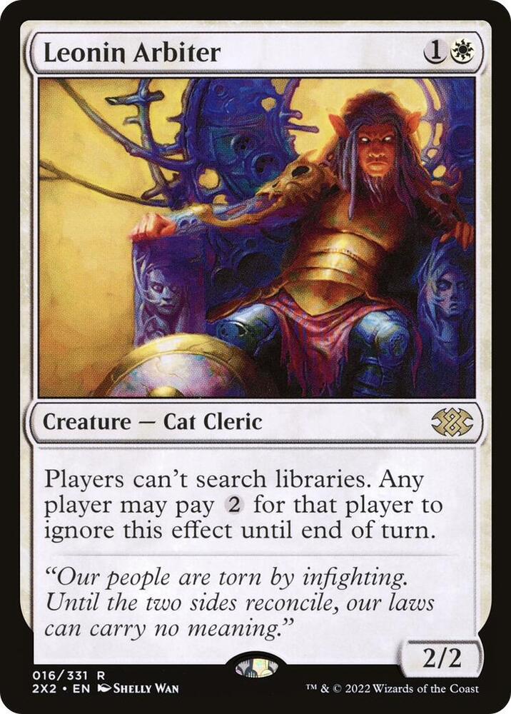 Leonin Arbiter [Double Masters 2022] 16