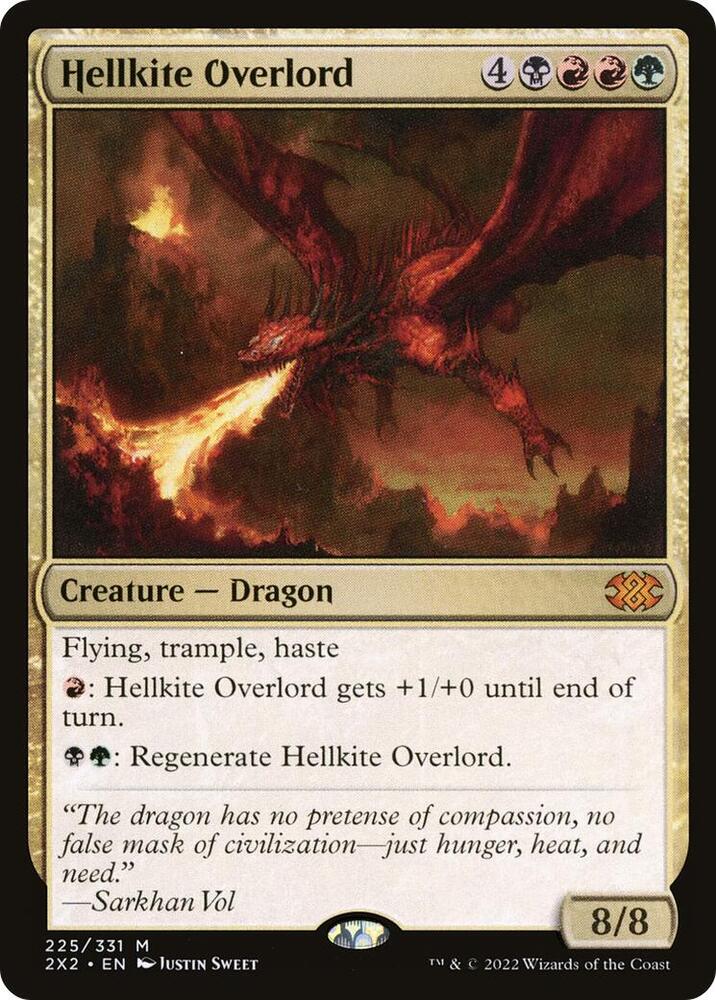 Hellkite Overlord [Double Masters 2022] 225