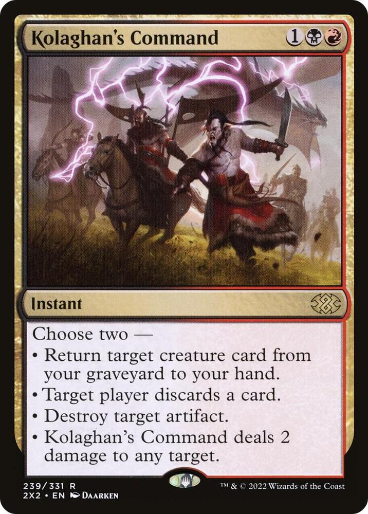 Kolaghan's Command [Double Masters 2022] 239