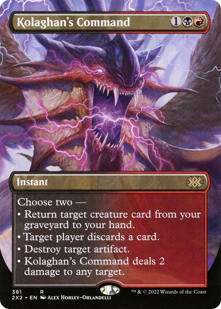 Kolaghan's Command (Borderless) [Double Masters 2022] 381