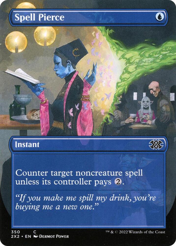 Spell Pierce (Borderless) [Double Masters 2022] 350