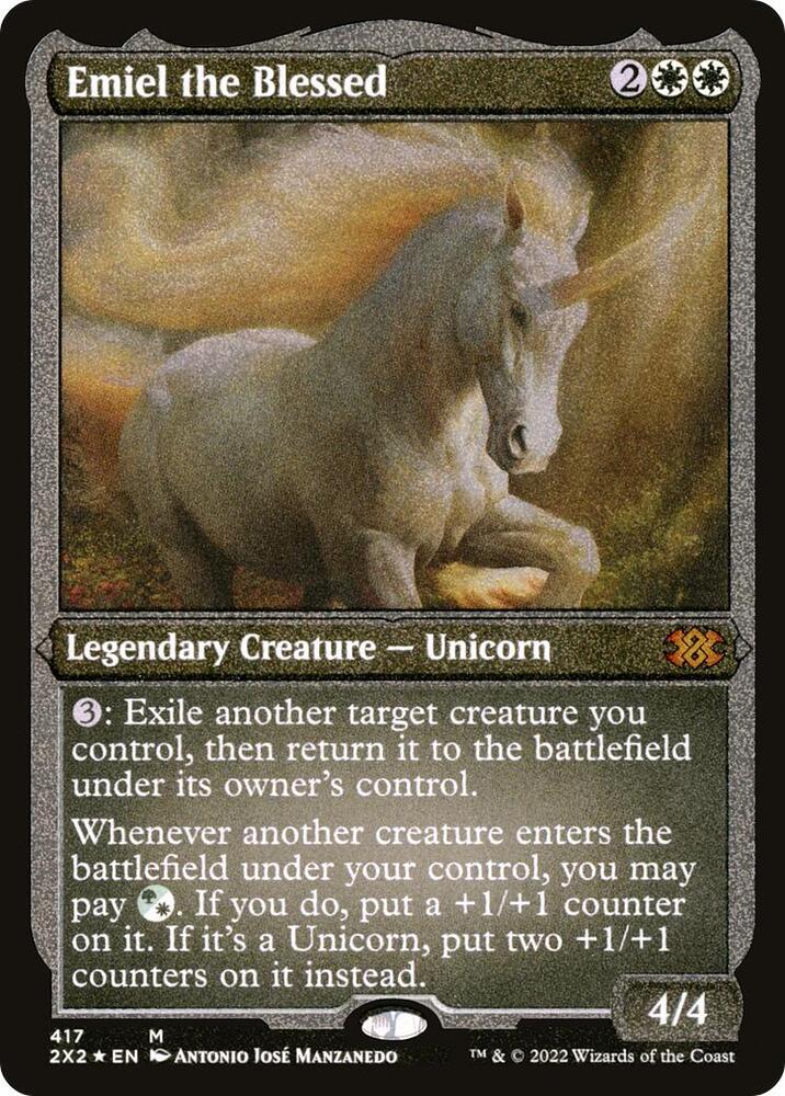 Emiel the Blessed (Foil Etched) [Double Masters 2022] 417