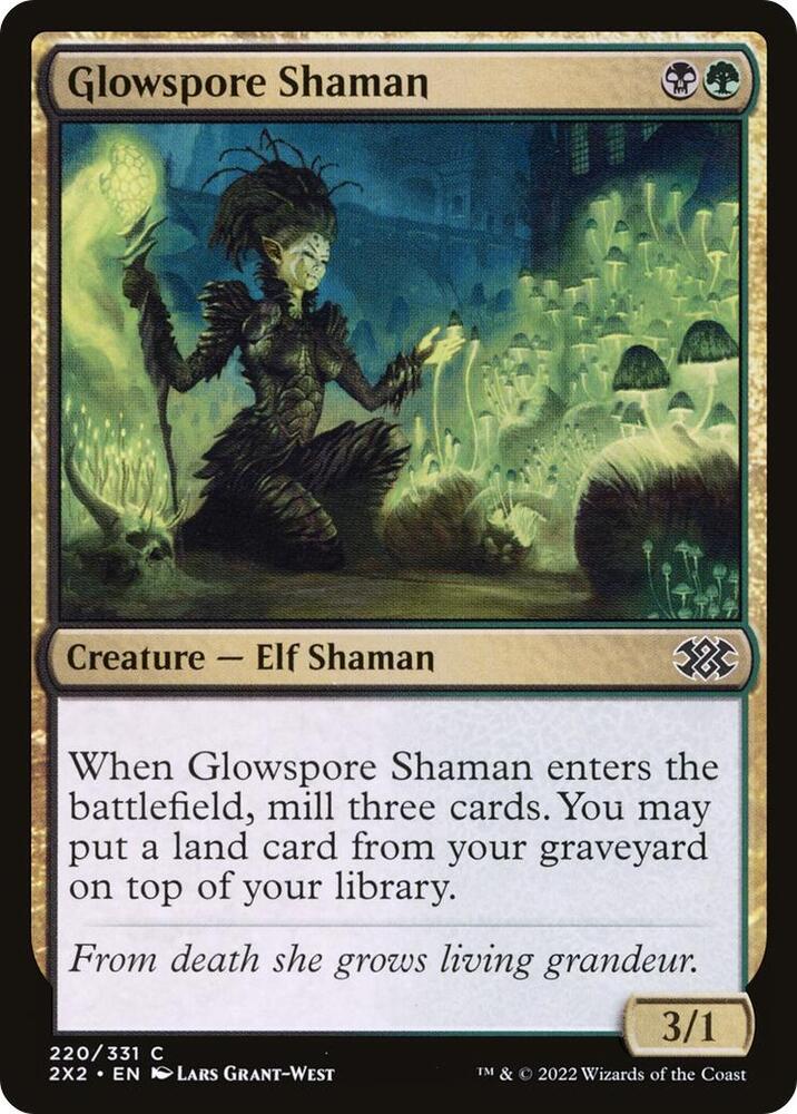 Glowspore Shaman [Double Masters 2022] 220