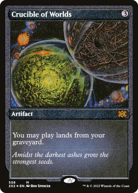 Crucible of Worlds (Foil Etched) [Double Masters 2022] 558