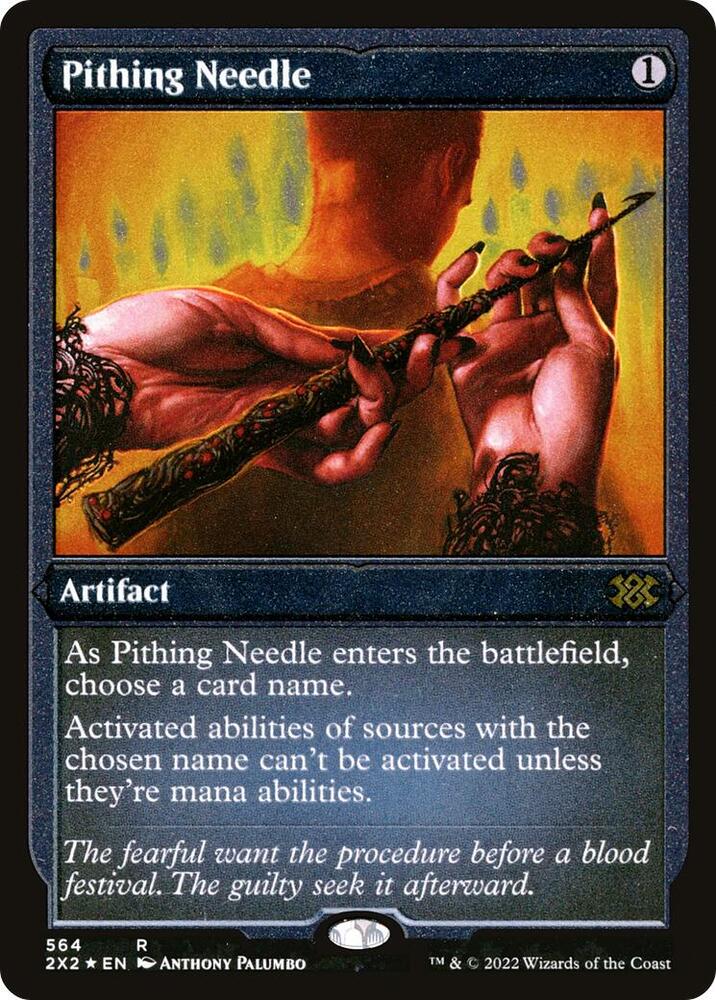 Pithing Needle (Foil Etched) [Double Masters 2022] 564