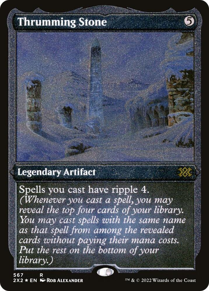 Thrumming Stone (Foil Etched) [Double Masters 2022] 567