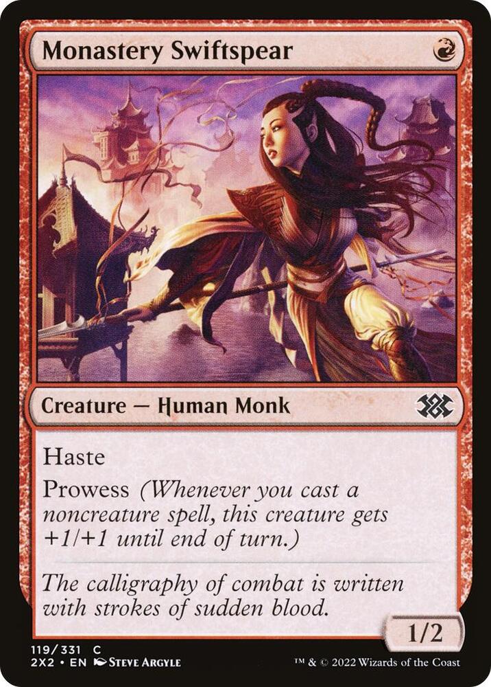 Monastery Swiftspear [Double Masters 2022] 119