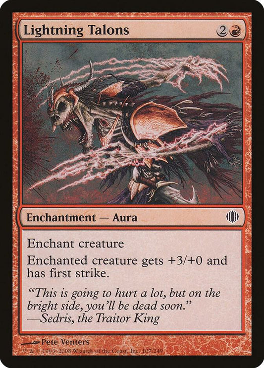 Lightning Talons [Shards of Alara] 107