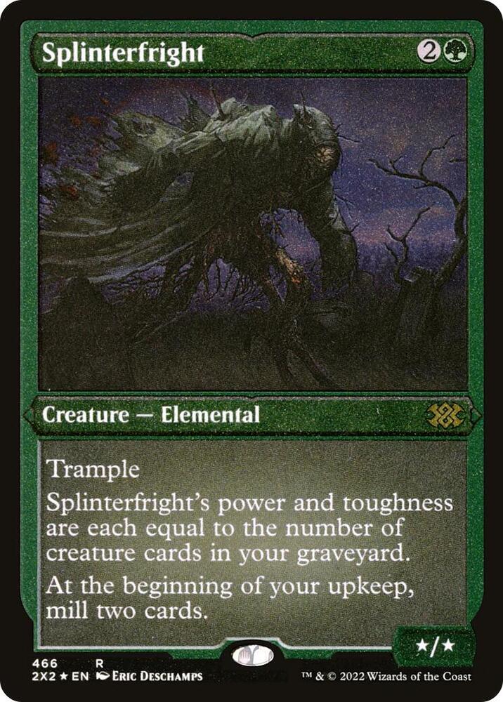 Splinterfright (Foil Etched) [Double Masters 2022] 466