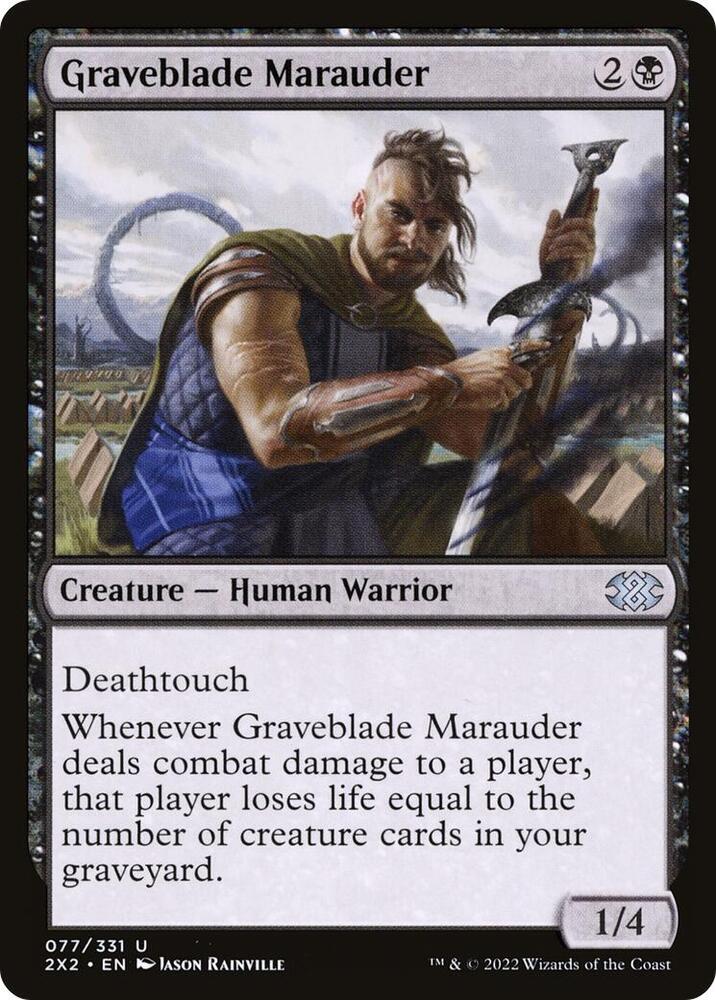 Graveblade Marauder [Double Masters 2022] 77