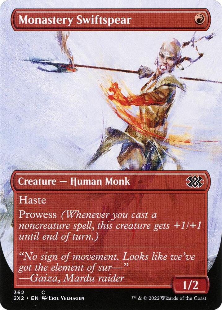 Monastery Swiftspear (Borderless) [Double Masters 2022] 362