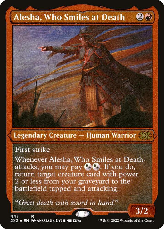 Alesha, Who Smiles at Death (Foil Etched) [Double Masters 2022] 447