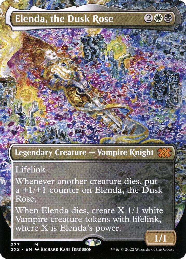 Elenda, the Dusk Rose (Borderless) [Double Masters 2022] 377