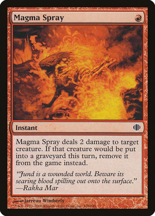 Magma Spray [Shards of Alara] 108