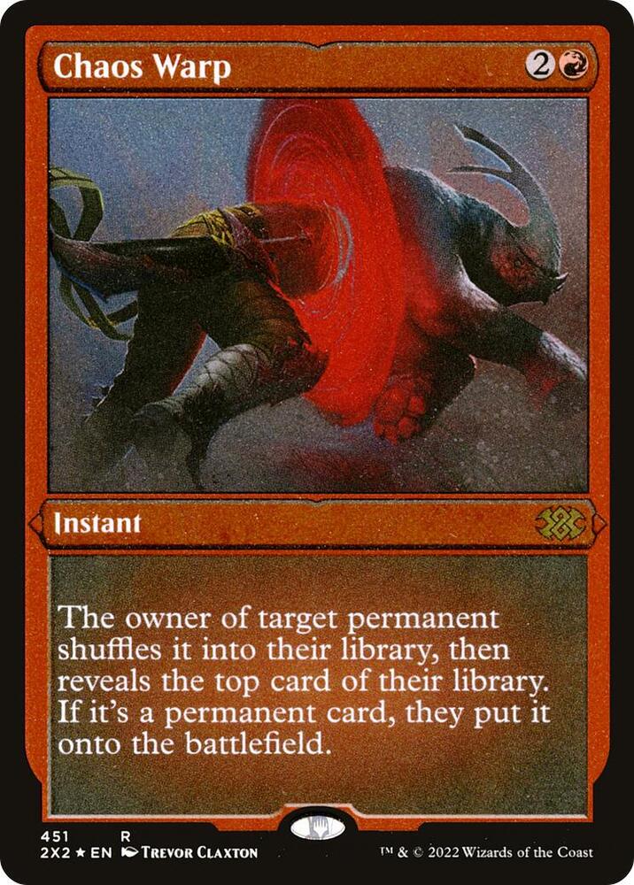 Chaos Warp (Foil Etched) [Double Masters 2022] 451