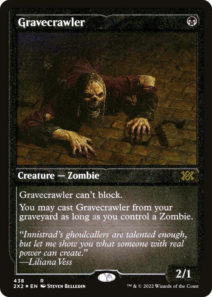 Gravecrawler (Foil Etched) [Double Masters 2022] 438