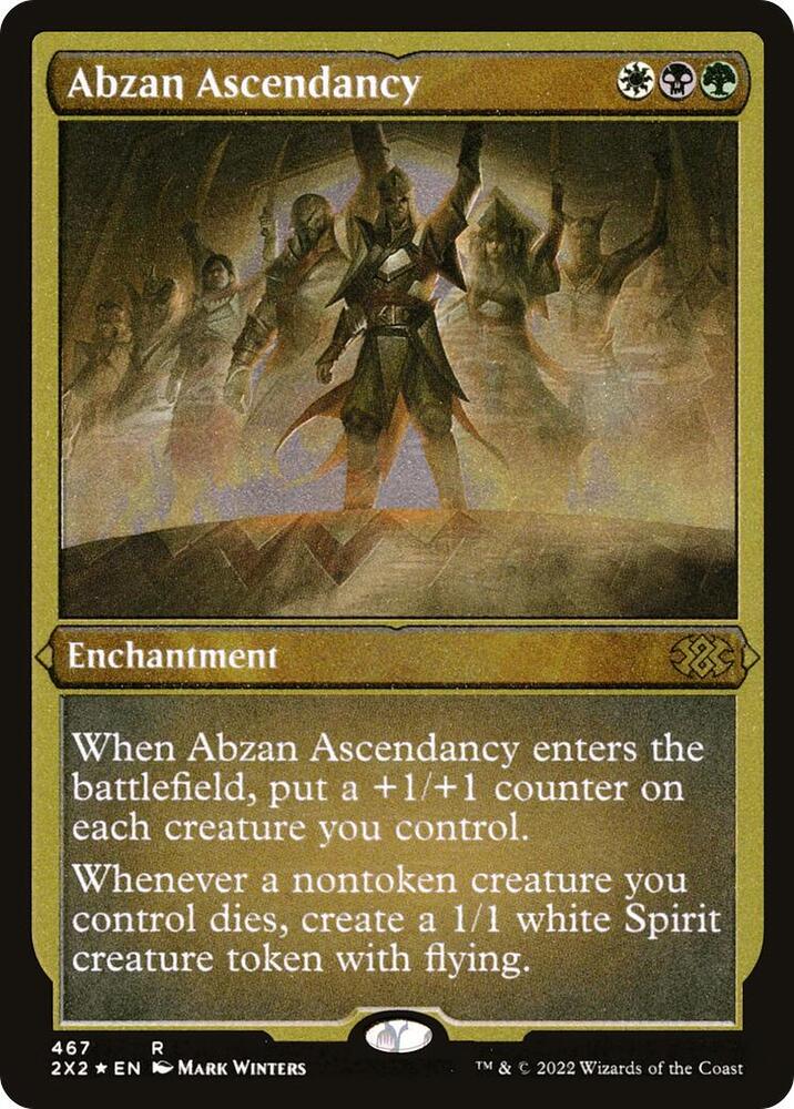 Abzan Ascendancy (Foil Etched) [Double Masters 2022] 467