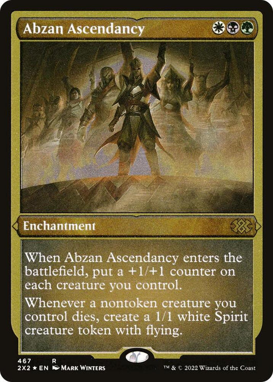 Abzan Ascendancy (Foil Etched) [Double Masters 2022] 467