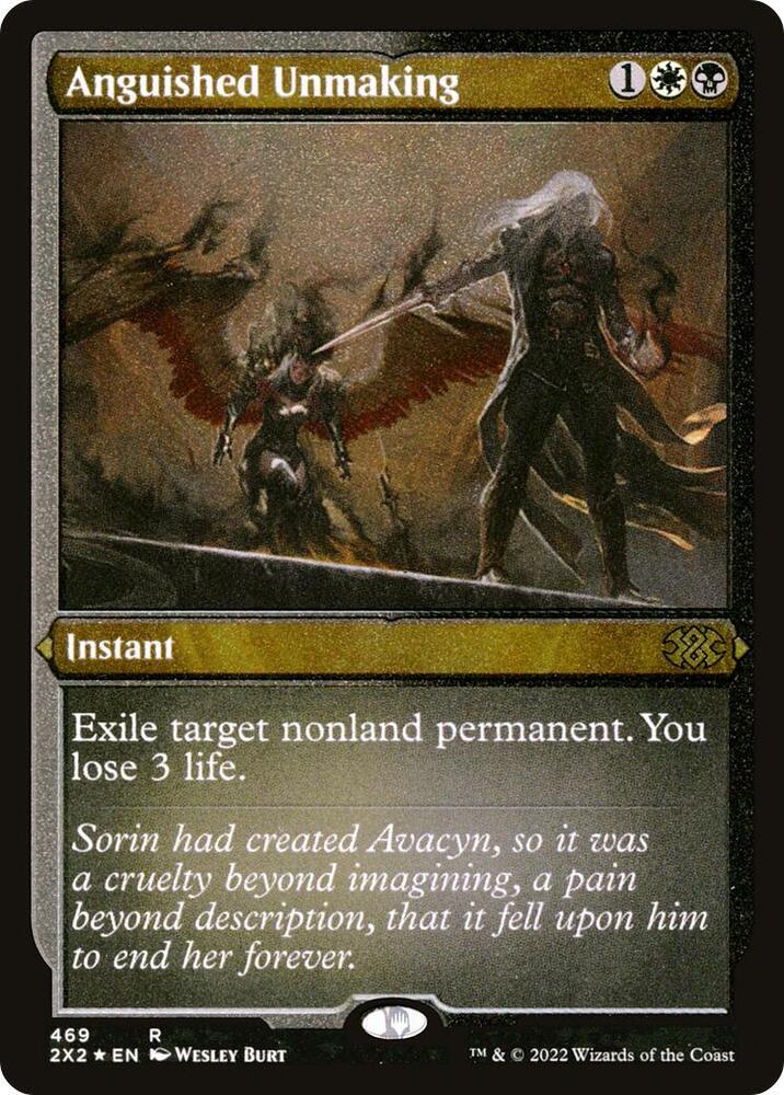 Anguished Unmaking (Foil Etched) [Double Masters 2022] 469