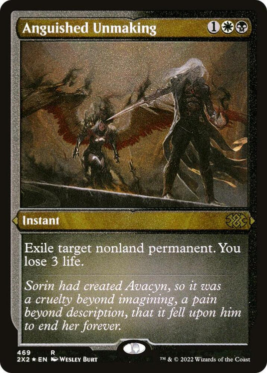 Anguished Unmaking (Foil Etched) [Double Masters 2022] 469