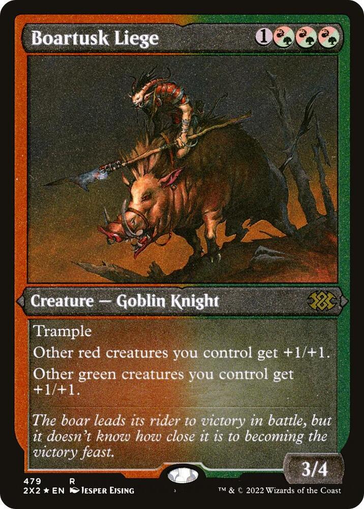 Boartusk Liege (Foil Etched) [Double Masters 2022] 479